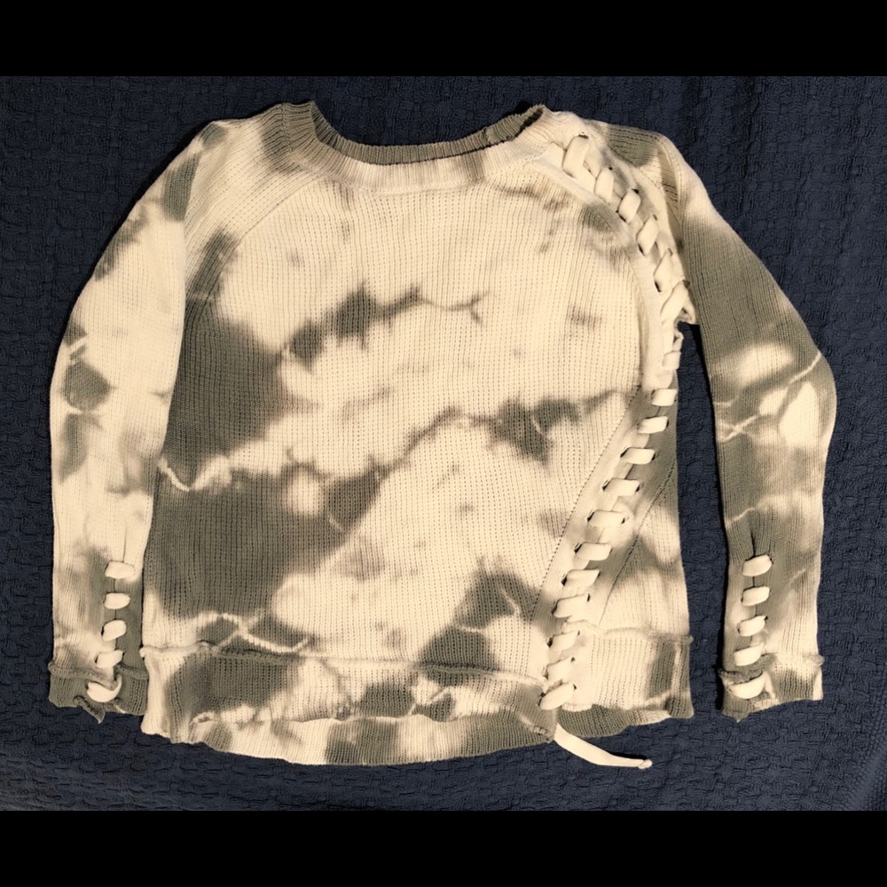 Vintage Havana tie-dye cotton sweater